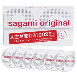 [사가미] 사가미0.02오리지날(6p) 고급 폴리우레탄 콘돔